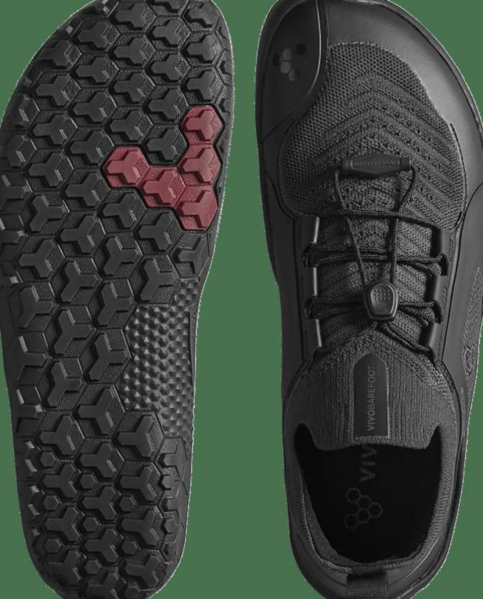 Vivobarefoot Men's Primus Trail Knit FG Obsidian/Obsidian