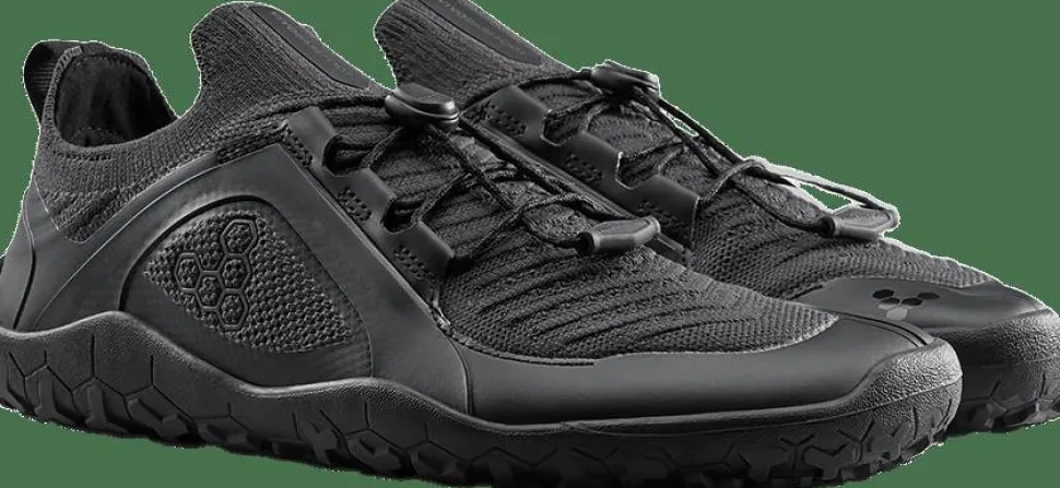 Vivobarefoot Men's Primus Trail Knit FG Obsidian/Obsidian