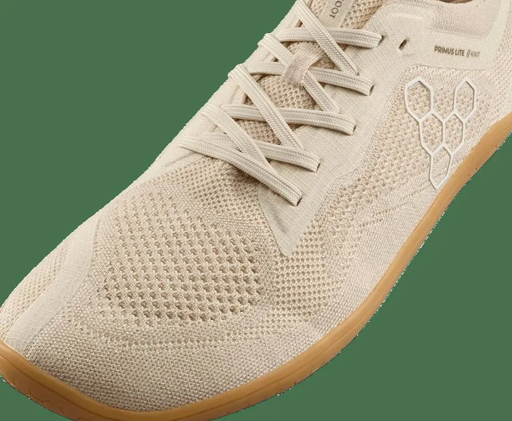 Vivobarefoot Men's Primus Lite Knit Natural Coconut Sale