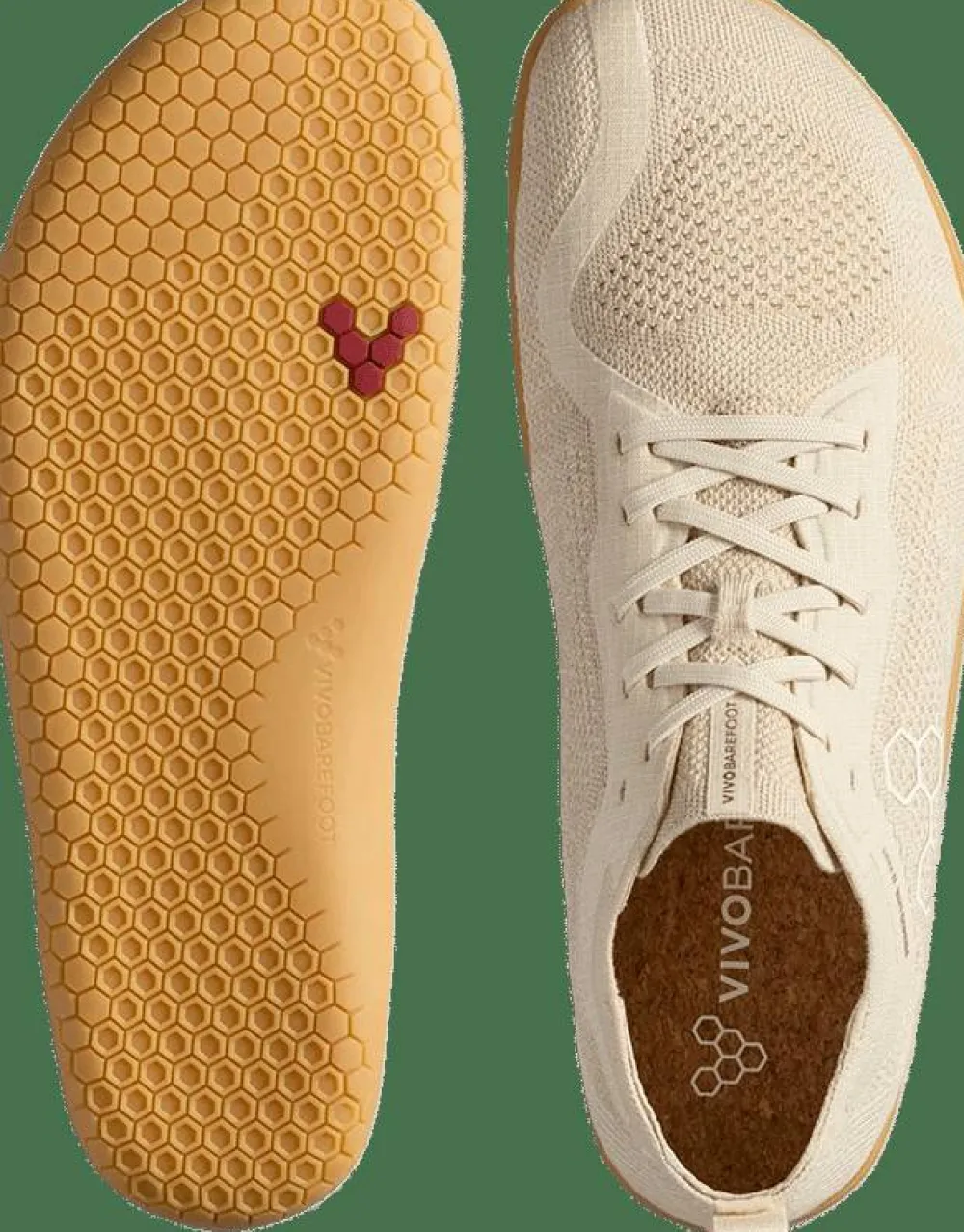 Vivobarefoot Men's Primus Lite Knit Natural Coconut Sale