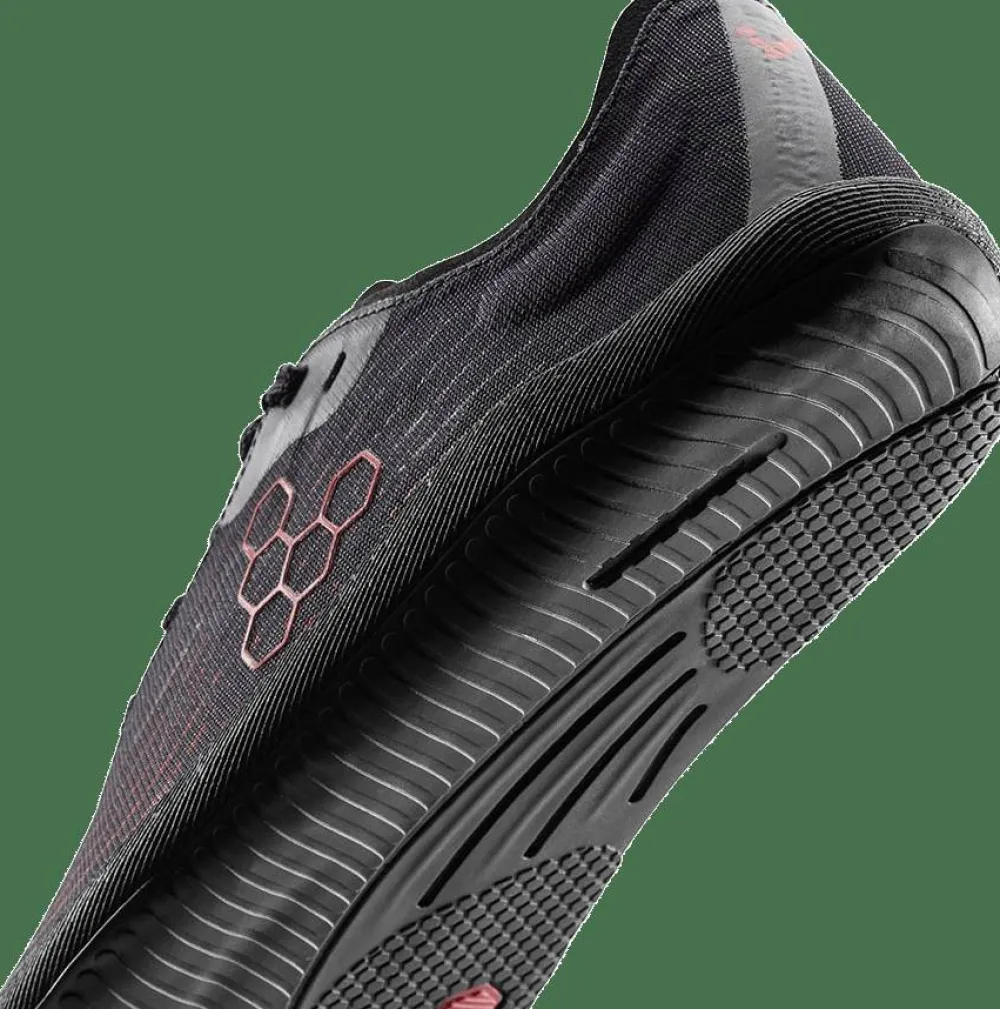 Vivobarefoot Men's Primus Flow Obsidian/Cherry Tomato Outlet