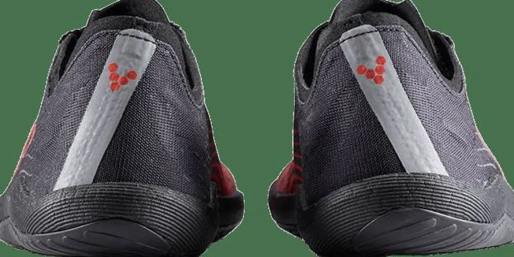 Vivobarefoot Men's Primus Flow Obsidian/Cherry Tomato Outlet