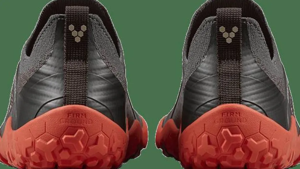 Vivobarefoot Men's Primus Trail Knit FG Obsidian/cherry Tomato