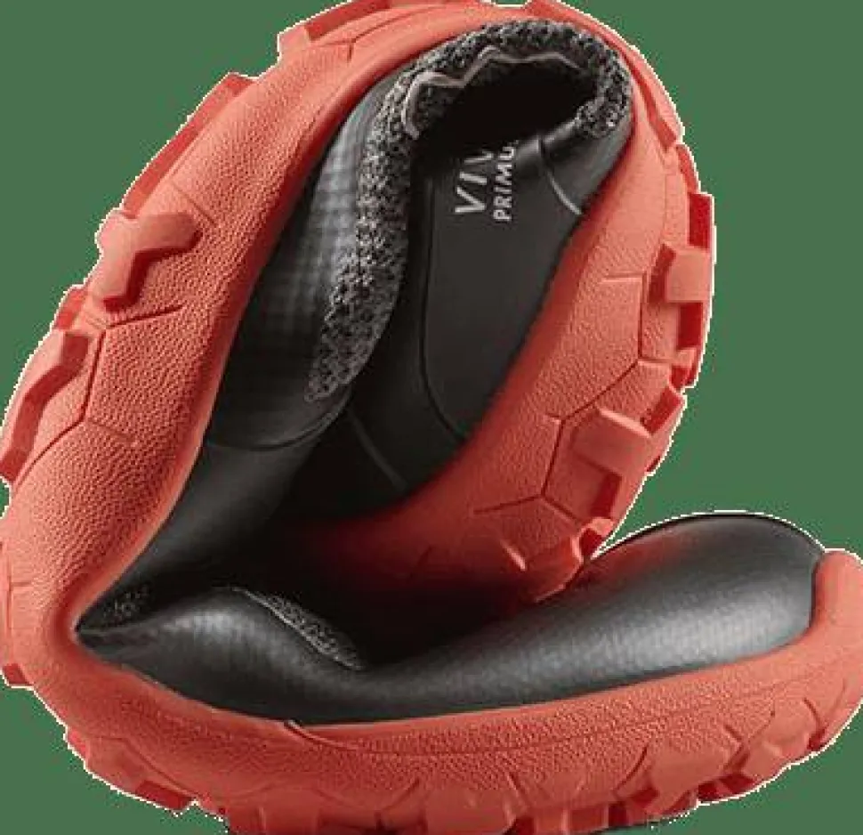 Vivobarefoot Men's Primus Trail Knit FG Obsidian/cherry Tomato