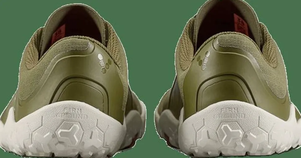 Vivobarefoot Women's Primus Trail III All Weather FG Dark Olive/White
