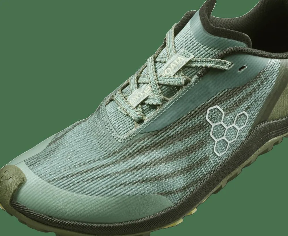 Vivobarefoot Women's Primus Trail Flow Glacial Green Clearance