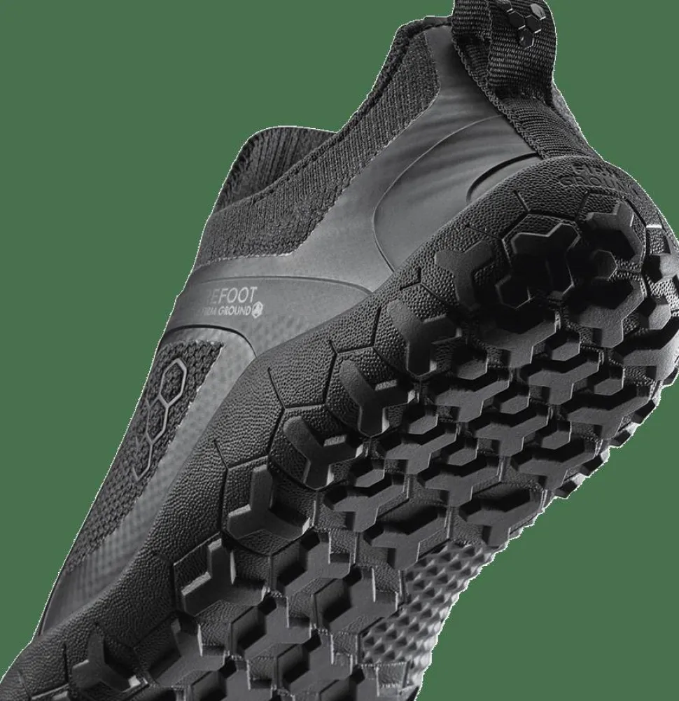 Vivobarefoot Women's Primus Trail Knit FG Obsidian/Obsidian