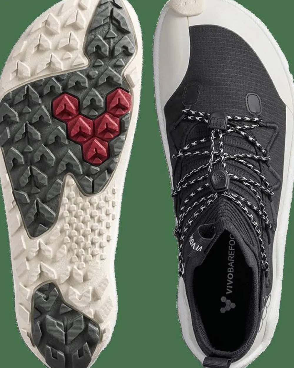 Vivobarefoot Women's Primus Trail Flow Mid Obsidian Hot