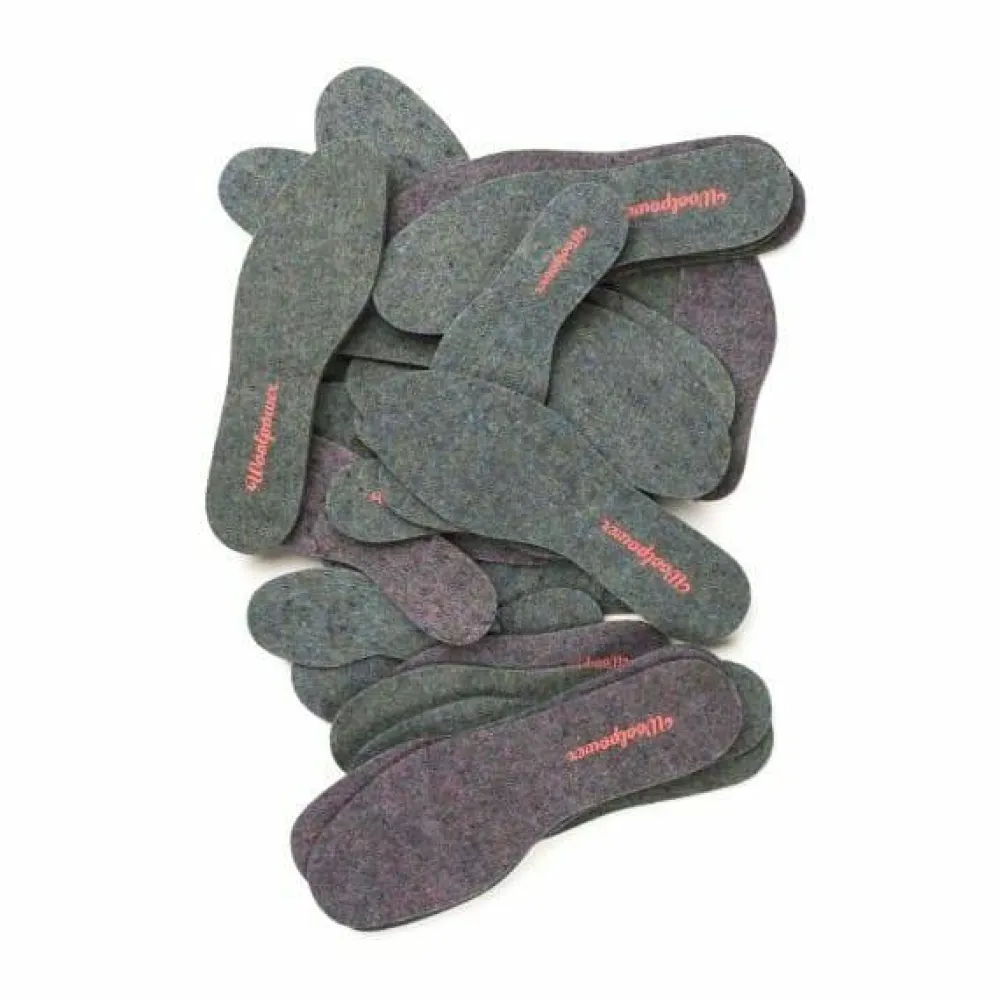 Woolpower Felt Insoles Recycled Grey Best