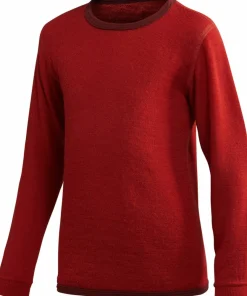 Woolpower Kids' Crewneck 200 Autumn Red Sale