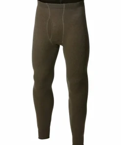 Woolpower Long Johns with Fly 200 Pine Green Hot