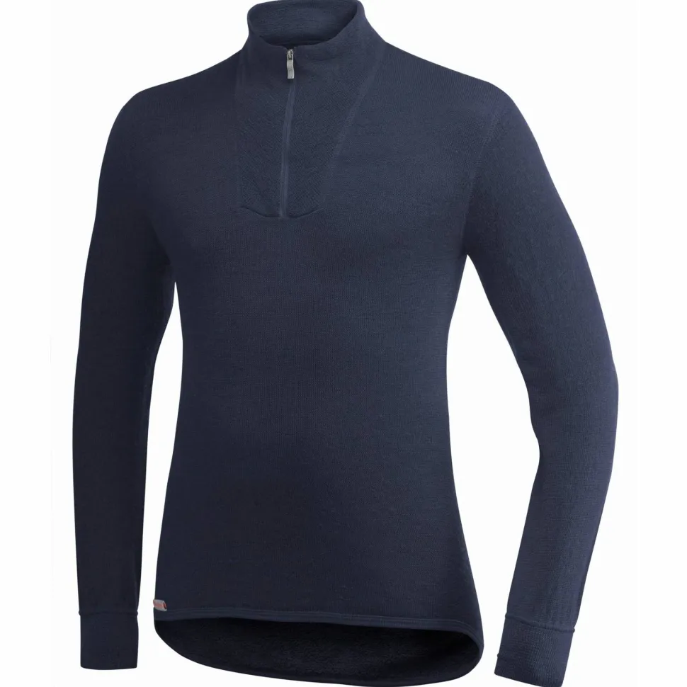 Woolpower Zip Turtleneck 200 Dark Navy