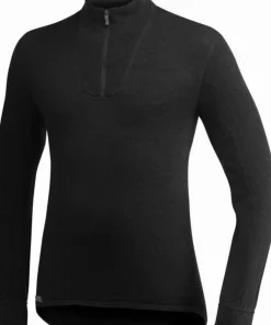 Woolpower Zip Turtleneck 200 Black Sale