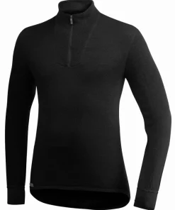 Woolpower Zip Turtleneck 200 Black Sale