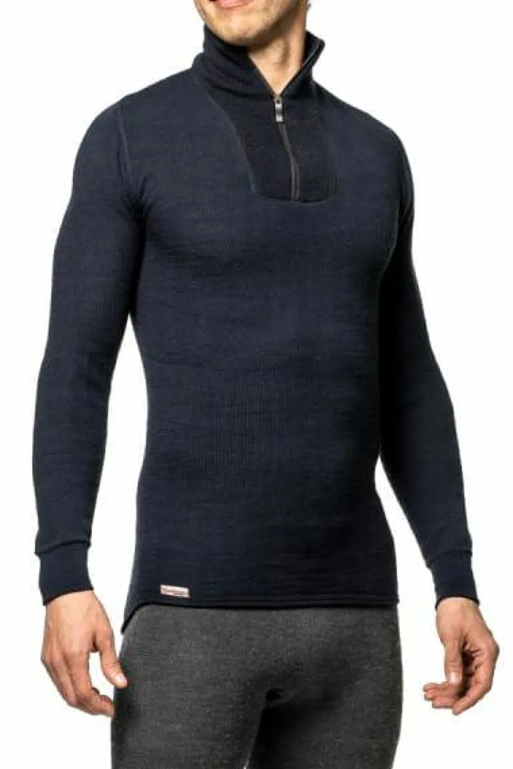 Woolpower Zip Turtleneck 200 Black Sale