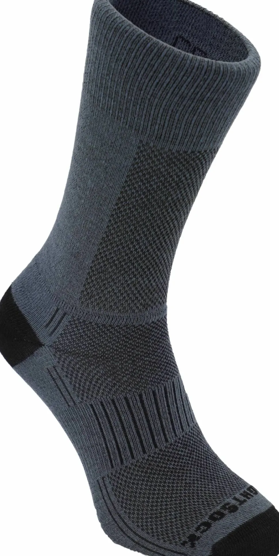 Wrightsock Coolmesh II Crew Anti Blister System Grey