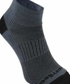Wrightsock Coolmesh II Quater Anti Blister System Grey