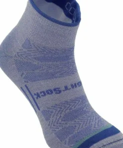 Wrightsock Coolmesh II Quater Anti Blister System Serenity Blue Best
