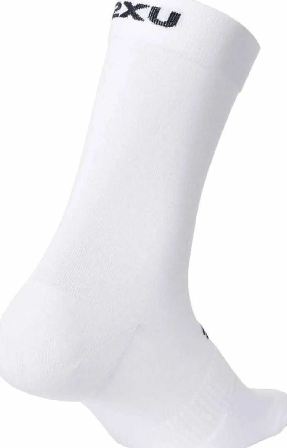 2XU Crew Socks 3 Pack White/Black
