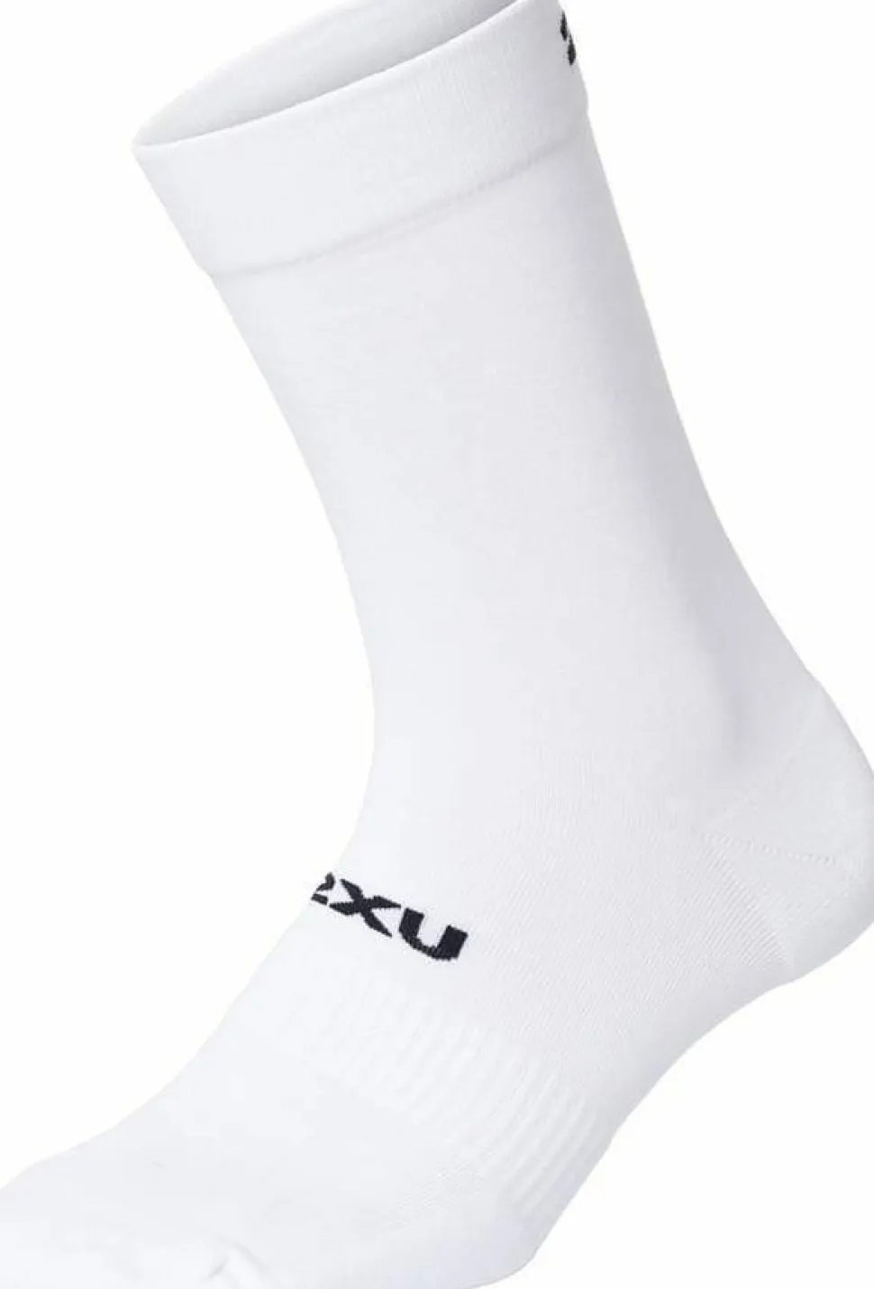 2XU Crew Socks 3 Pack White/Black