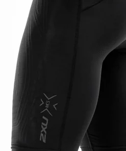 2XU Men's MCS Run Compression Shorts Black/Black Reflective Clearance