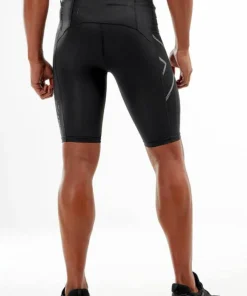 2XU Men's MCS Run Compression Shorts Black/Black Reflective