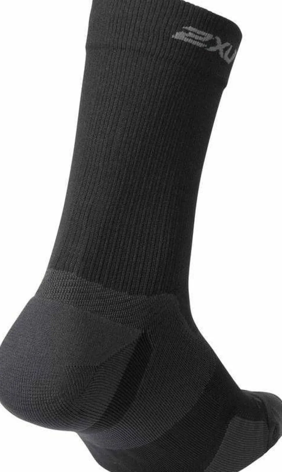 2XU Vectr Cushion Crew Socks Black/Titanium