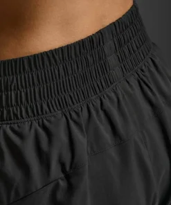 2XU Women's Aero Hi-Rise 4 Inch Shorts Black/silver Reflective