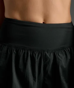 2XU Women's Aero Hi-Rise 2-In-1 3 Inch Shorts Black/Silver Reflective New