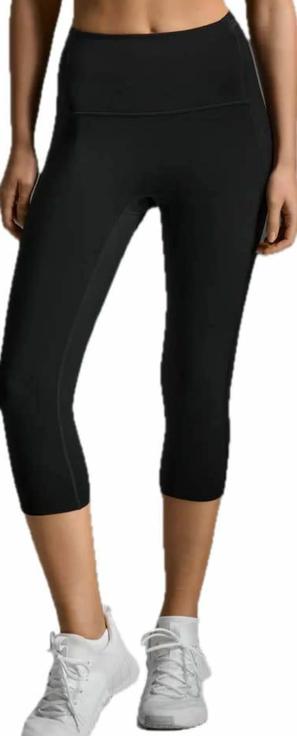 2XU Women's Form Stash Hi-Rise Compression 3/4 Tights Black/Black New