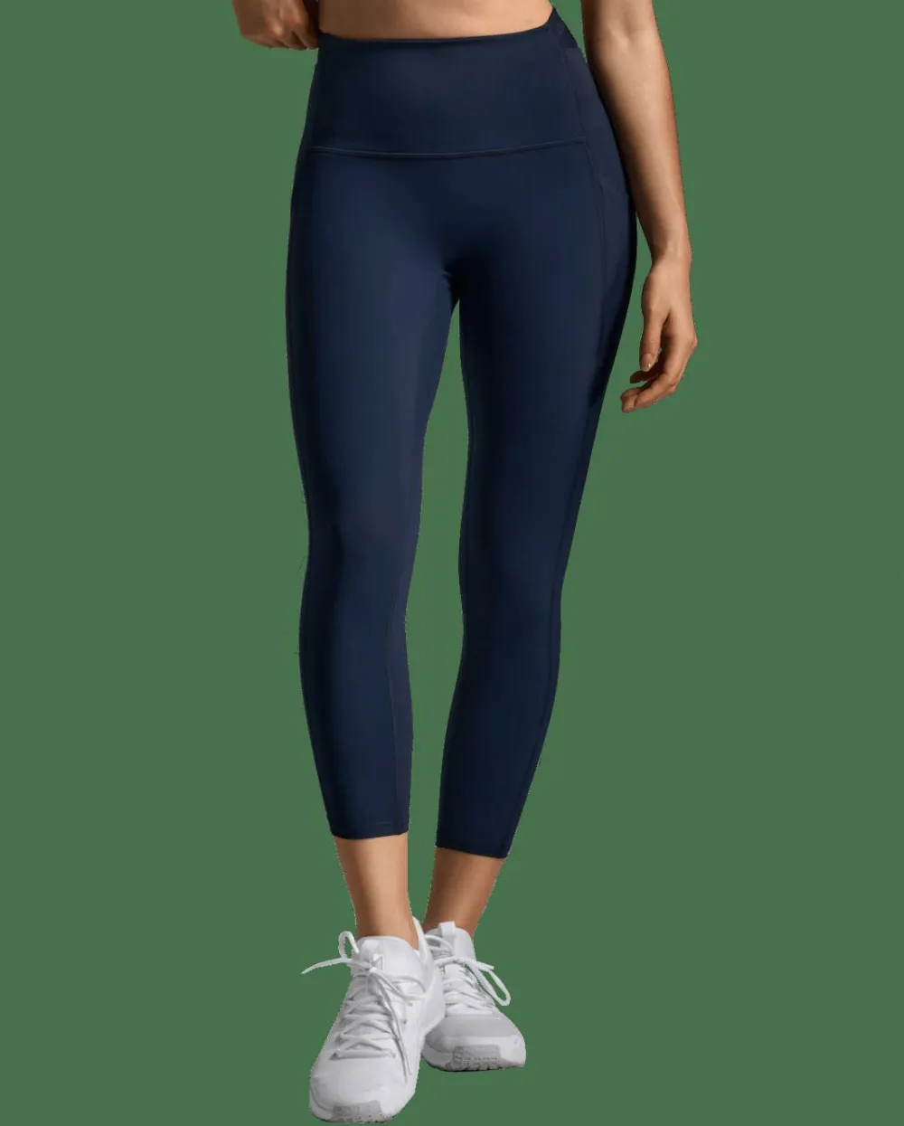 2XU Women's Form Stash Hi-Rise Compression 7/8 Midnight/Midnight