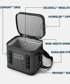Yeti Hopper Flip 12 Cool Bag Fog Grey/Blue New