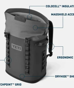 Yeti Hopper M20 Backpack Soft Cooler Fog Grey/Blue