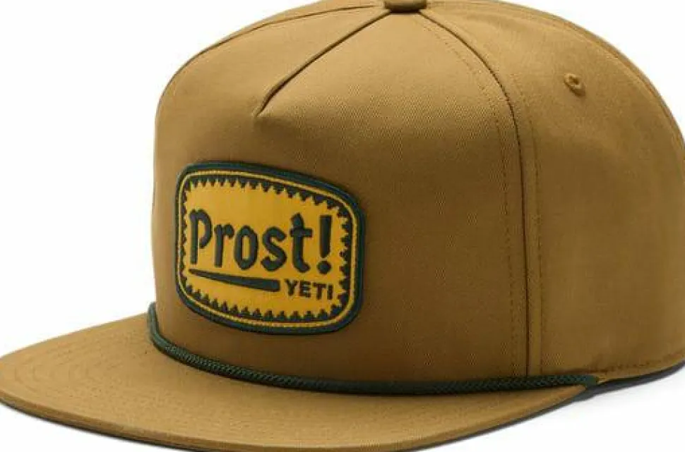 Yeti Prost! Flat Brim Rope Hat Brown