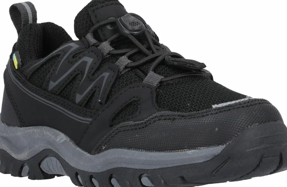 ZigZag Kids' Docheet Outdoor Shoe Waterproof Black Clearance