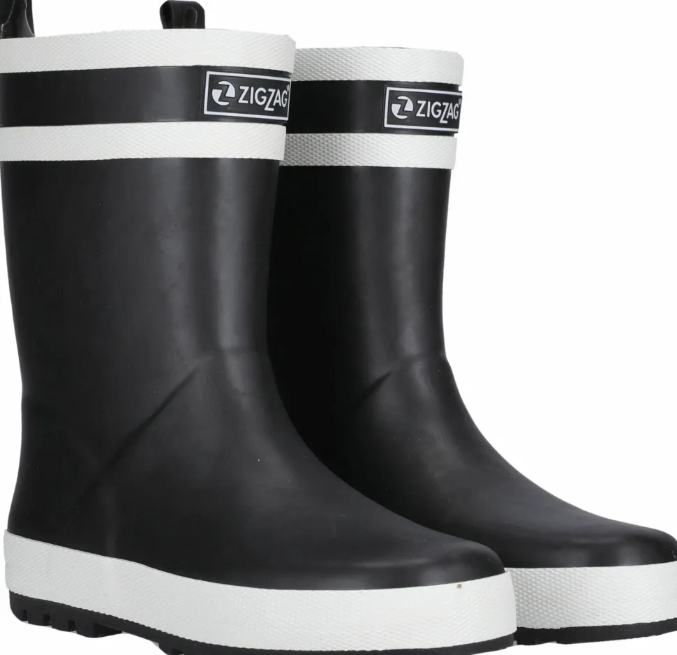 ZigZag Kids' Hurricane Rubber Boot Black