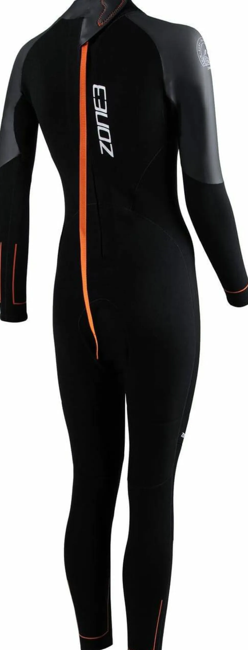 Zone3 Women's Active-Flex Wetsuit Black/orange